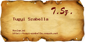 Tugyi Szabella névjegykártya